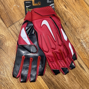 Nike D-Tack 6.0 Lineman Football Gloves Maroon Red Mens 3XL New CK2926-661